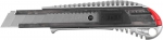 Нож "МАСТЕР" металлический, самофиксирующееся лезвие, 18мм, ЗУБР, 09170