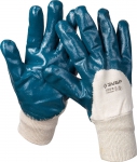 Перчатки "МАСТЕР" рабочие с манжетой, с нитриловым покрытием ладони, размер M (8), ЗУБР, 11273-M
