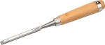 Стамеска-долото ЭКСПЕРТ с деревянной ручкой, хромованадиевая, ЗУБР