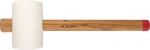 Киянка "МАСТЕР" резиновая белая, с деревянной рукояткой, 0,9кг, ЗУБР, 20511-900_z01