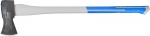 Колун "ЭКСПЕРТ" кованый с двухкомпонентной фиберглассовой рукояткой, "ушастый", 2кг/750мм, ЗУБР, 20617-20_z01