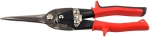 Ножницы "МАСТЕР" по металлу, рычажные, прямые удлиненные, CR-V, двухкомпонентная ручка, 300мм, ЗУБР, 23123