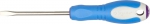 Отвертка "ПРОФИ", Cr-V сталь, трехкомпонентная рукоятка, цветовая индикация типа шлица, SL, 6,5x100мм, ЗУБР, 25251-6.5-100