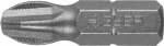 Биты "МАСТЕР" кованые, хромомолибденовая сталь, тип хвостовика C 1/4", PH3, 25мм, 2шт, ЗУБР, 26001-3-25-2