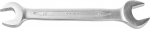 Ключ "ПРОФИ" гаечный рожковый, Cr-V сталь, хромированный, 22х24мм, ЗУБР, 27027-22-24