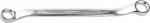 Ключ "ПРОФИ" гаечный накидной изогнутый, Cr-V сталь, хромированный, 12х13мм, ЗУБР, 27132-12-13