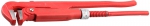 Ключ трубный рычажный "ЭКСПЕРТ", прямые губки, цельнокованый, Сr-V, № 0, 3/4", ЗУБР, 27335-0