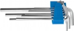 Набор ключей имбусовых ЭКСПЕРТ длинные с шариком,Cr-Mo,сатинир покрытие,эргоном держатель,HEX 1,5