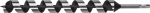 Сверло "ЭКСПЕРТ" по дереву, спираль Левиса, шестигранный хвостовик, 32х450мм, ЗУБР, 2948-450-32