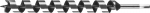 Сверло "ЭКСПЕРТ" по дереву, спираль Левиса, d=40мм, L=450мм, ЗУБР, 2948-450-40_z01