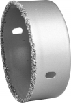 Коронка-чашка "ЭКСПЕРТ" с карбид-вольфрамовой крошкой, высота 25мм, 76мм, ЗУБР, 33361-076
