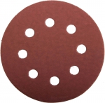 Круг шлифовальный "МАСТЕР" универсальный, из абразивной бумаги на велкро основе, 8 отверстий, Р600, 115мм, 5шт, ЗУБР, 35560-115-600