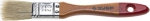 Кисть плоская "УНИВЕРСАЛ-МАСТЕР", натуральная щетина, деревянная ручка, 25мм, ЗУБР, 4-01003-025