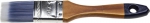 Кисть плоская "АКВА-МАСТЕР", искусственная щетина, деревянная ручка, 38мм, ЗУБР, 4-01007-038