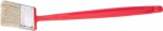 Кисть плоская "БСГ-52", удлиненная с быстросъемной головой, натуральная щетина, пластмассовая ручка, 63мм, ЗУБР, 4-01052-063