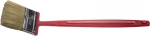 Кисть плоская "БСГ-52", удлиненная с быстросъемной головой, натуральная щетина, пластмассовая ручка, 75мм, ЗУБР, 4-01052-075