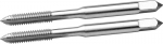 Метчики "ЭКСПЕРТ" машинно-ручные, комплектные для нарезания метрической резьбы, М5 x 0,5, 2шт, ЗУБР, 4-28007-05-0.5-H2