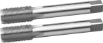 Метчики "ЭКСПЕРТ" машинно-ручные, комплектные для нарезания метрической резьбы в сквозных отверстиях, М16х2,0, 2шт, ЗУБР, 4-28007-16-2.0-H2