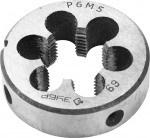 Плашка "ЭКСПЕРТ" круглая машинно-ручная для нарезания метрической резьбы, М16 x 2, ЗУБР, 4-28023-16-2.0