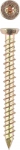 Шурупы рамные универсальные с потайной головкой, хроматированные, TORX 30, 7,5х132мм, ТФ2, 90шт, ЗУБР, 4-300482-75-132