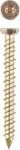 Шурупы рамные универсальные с потайной головкой, хроматированные, TORX 30, 7,5х92мм, ТФ6, 4шт, ЗУБР, 4-300486-75-092