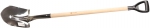 Лопата совковая изогнутая из нерж стали, с черенком и пластиковой ручкой, ЗУБР