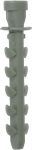 Дюбель для трубной клипсы в п/э ПАКЕТЕ, нейлоновый, 6 х 35 мм, 100 шт, ЗУБР, 4-44953-06-035
