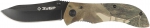Нож "ЭКСПЕРТ" СТРАННИК складной походный, облегченная фиберглассовая рукоятка, 200мм/лезвие 90мм, ЗУБР, 47705