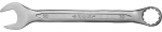Ключ "МАСТЕР" гаечный комбинированный, Cr-V сталь, хромированный, 30мм, ЗУБР, 27087-30