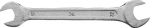 Ключ рожковый гаечный "СТАНДАРТ", оцинкованный, 19 х 22 мм, ЗУБР, 27115-19-22