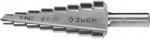 Сверло "МАСТЕР" ступенчатое по сталям и цветным металлам, d = 6 - 20 мм, ЗУБР, 29665-6-20-8