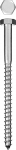 Шурупы "МАСТЕР" с шестигранной головкой оцинкованные 8x100 мм 2 шт ЗУБР 300456-08-100