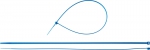 Хомуты нейлоновые "МАСТЕР" синие 48 мм 400 мм 100 шт ЗУБР 309070-48-400