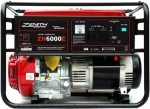 Бензиновый генератор 5 кВт, ZENITH, ZH6000E