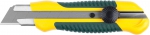 Нож EXPERT с сегментированным лезвием, двухкомпонентный корпус, механический фиксатор, 25 мм, KRAFTOOL, 09198
