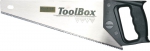 Ножовка PRO "TOOLBOX" для тонкого пиления, 1-комп рукоятка, 11/12 TPI, 350мм, KRAFTOOL, 15012-35