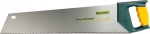 Ножовка PRO "ALLROUNDER", 3-х гранный, закал зуб, покрытие Protecflon, двухкомп пластик ручка, 11/12 TPI, 500мм, KRAFTOOL, 15074