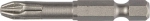 Биты "ЕХPERT" торсионные кованые, обточенные, Cr-Mo сталь, тип хвостовика E 1/4", PZ2, 50мм, 2шт, KRAFTOOL, 26123-2-50-2