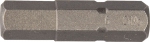 Биты "ЕХPERT" торсионные кованые, обточенные, Cr-Mo сталь, тип хвостовика C 1/4", HEX6, 25мм, 2шт, KRAFTOOL, 26127-6-25-2
