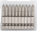 Биты, PH1, 50 мм, E 1/4", 10 шт, KRAFTOOL, 26122-1-50-10