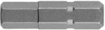 Биты "ЕХPERT" торсионные кованые, обточенные, Cr-Mo сталь, тип хвостовика C 1/4", HEX5, 25мм, 2шт, KRAFTOOL, 26127-5-25-2