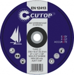 Профессиональный диск шлифовальный по металлу Т27-230x6,0x22, CUTOP, 39995т