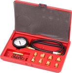 Манометр для измерения давления масла, 0-7 бар, комплект адаптеров, МАСТАК, 120-20020C