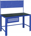 Верстак инструментальный, ящик, задняя панель, синий, МАСТАК, 541-11515B