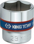 Головка торцевая стандартная шестигранная 3/8", 8 мм, KING TONY, 333508M