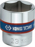 Головка торцевая стандартная шестигранная 3/8", 11 мм, KING TONY, 333511M