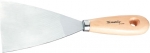 Шпательная лопатка из нержавеющей стали, 100 мм, деревянная ручка, MATRIX MASTER, 82208