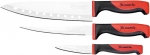 Набор ножей поварских "SILVER TEFLON" тефлоновое покрытие 3 шт KITCHEN MATRIX 791489