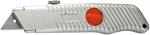 Нож, 18 мм, выдвижное трапециевидное лезвие, металлический корпус, MATRIX, 78964