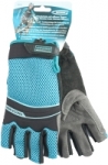 Перчатки комбинированные облегченные, открытые пальцы AKTIV, L, GROSS, 90316
